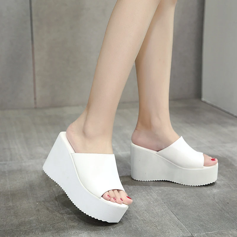 Comfortable high heel slippers, wedge sandals, and suede women's shoes, perfect for everyday elegance and all-day comfor — photo 2