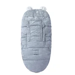 Saco de dormir de bebê para inverno, grosso, fleece quente, carrinho, gola de pele, anti-chute recém-nascido, ideal para passeio e sono — foto 7