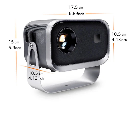 Title 9, Home HD Portable Projector With Bracket Enjoy H...