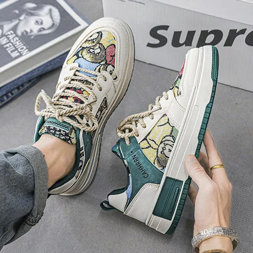Title 5, Tênis Masculinos Estilosos Sneaker Esportivo pa...