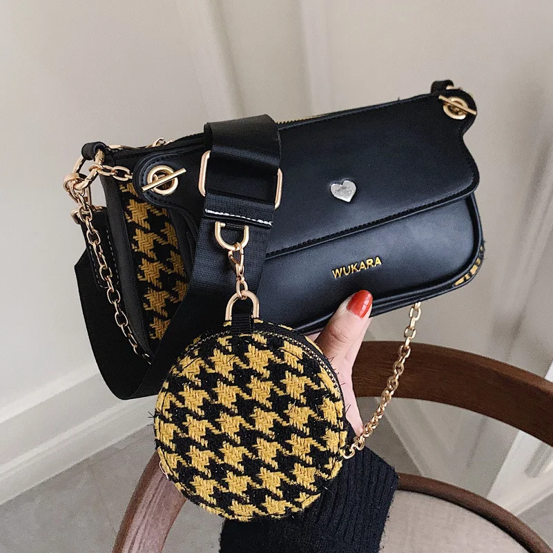 Bolso bandolera moderno con cadena para hombro, un accesorio elegante y práctico para llevar tus esenciales diarios con estilo y comodidad. — foto 1