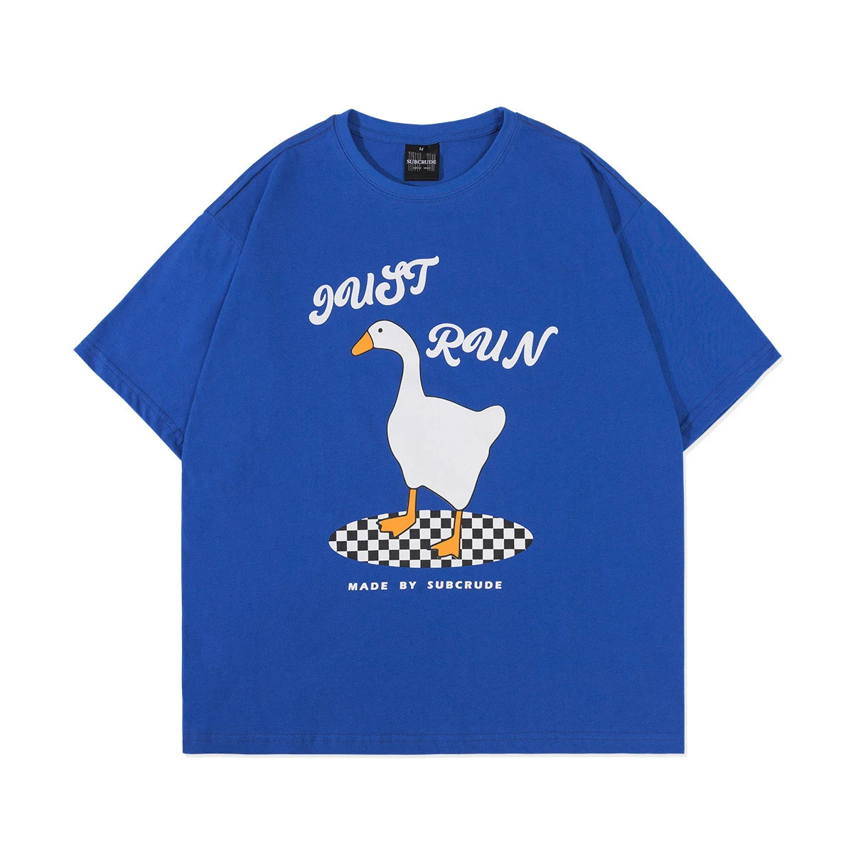Camiseta masculina de manga curta com estampa de pato — foto 4