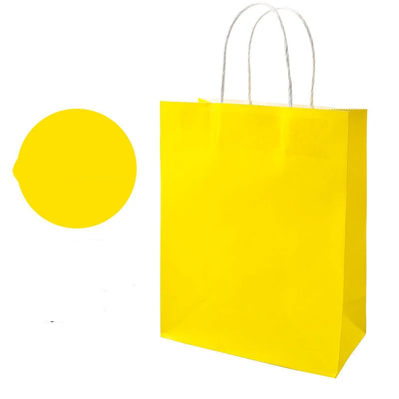 Sacola de papel Kraft para alimentos quentes, assados e para viagem. Resistente e fácil de transportar. Perfeita para padarias. — foto 9