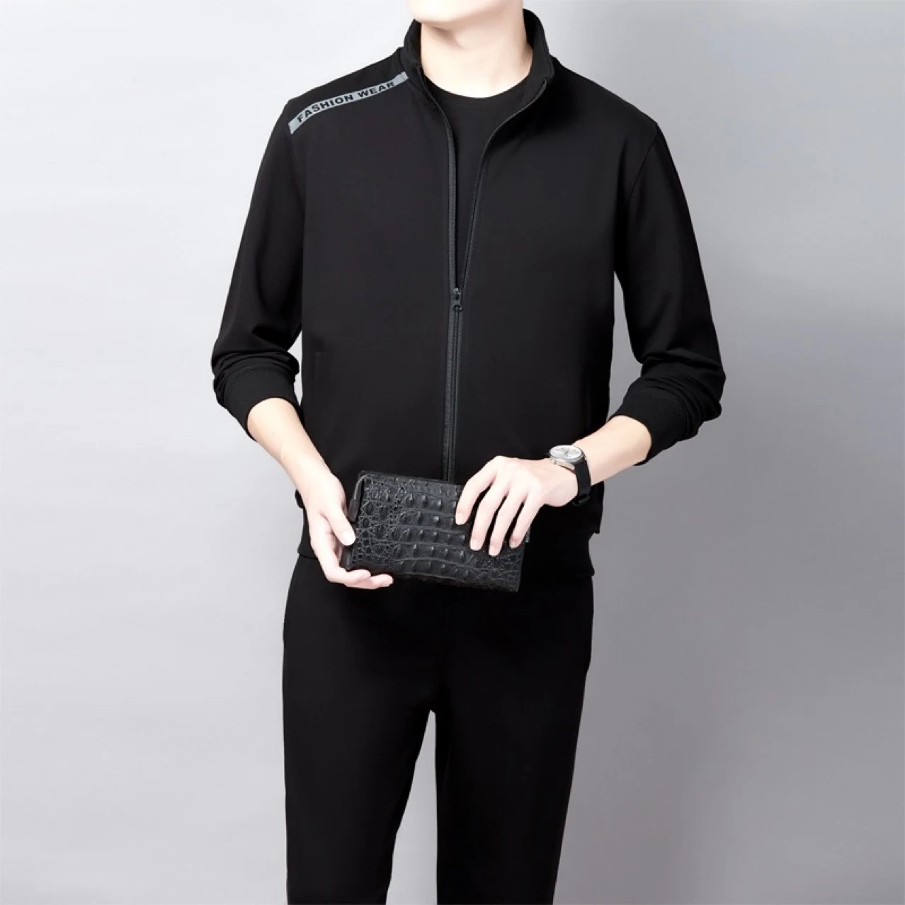 Title 4, Two-piece Middle-aged And Elderly Suit Mens Ja...