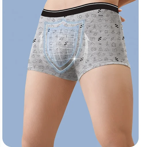 Title 7, Mens Purified Cotton Underwear Square Meters F...
