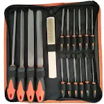 17piece set with wooden brush