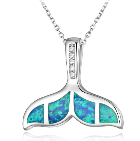 Moda Silver cheia de tartaruga marinha azul colar de tartaruga marinha para mulheres fêmeas de jóias de praia de casamento feminino Presente de joias — foto 17