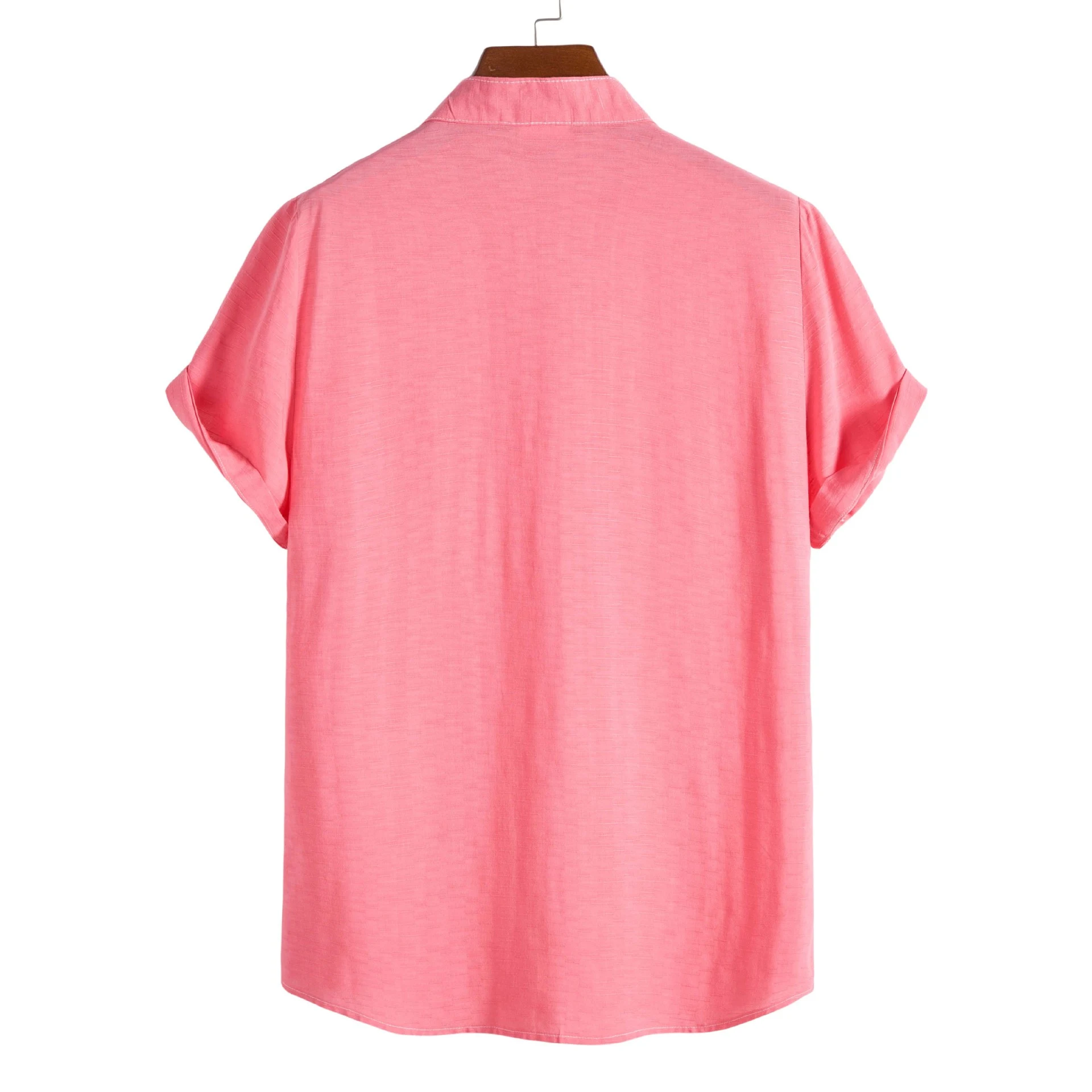 Title 8, Mens Fashion Casual Short Sleeve Stand Collar ...