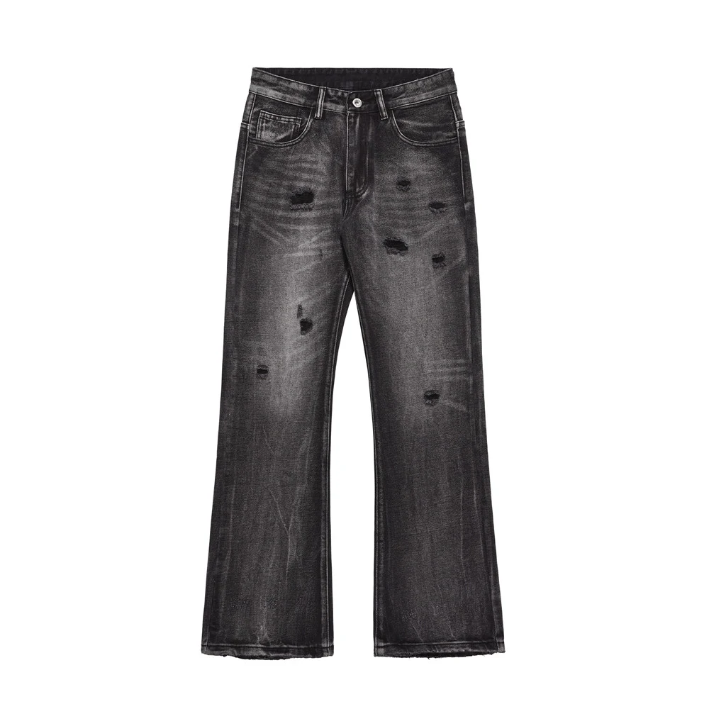 Men's Baggy Pants with Flared Feet, Loose Fit for Comfort and Style. A Modern and Casual Look, Perfect for Everyday Wear — photo 6