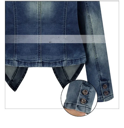 Title 5, Jaqueta jeans feminina perfeita para looks casu...