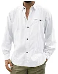 Solid color long sleeve linen cardigan shirt, breathable and comfortable. A versatile wardrobe staple, perfect for layer — photo 4