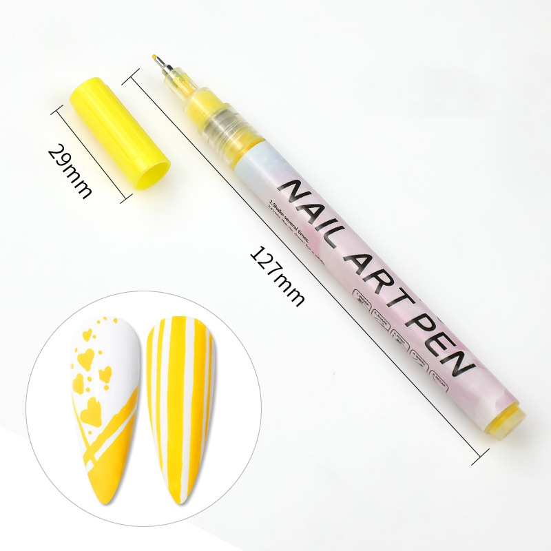 Acryl pigment verfpen voor nageldesign, DIY modellering & bedrading. Maak eenvoudig unieke nagelkunst. — foto 9