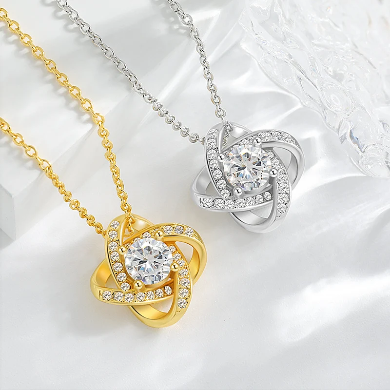 Colar com pingente Coração da Eternidade Corrente clavícula Presente ideal para ela Joia elegante e romântica Amor eterno e beleza feminina — foto 15