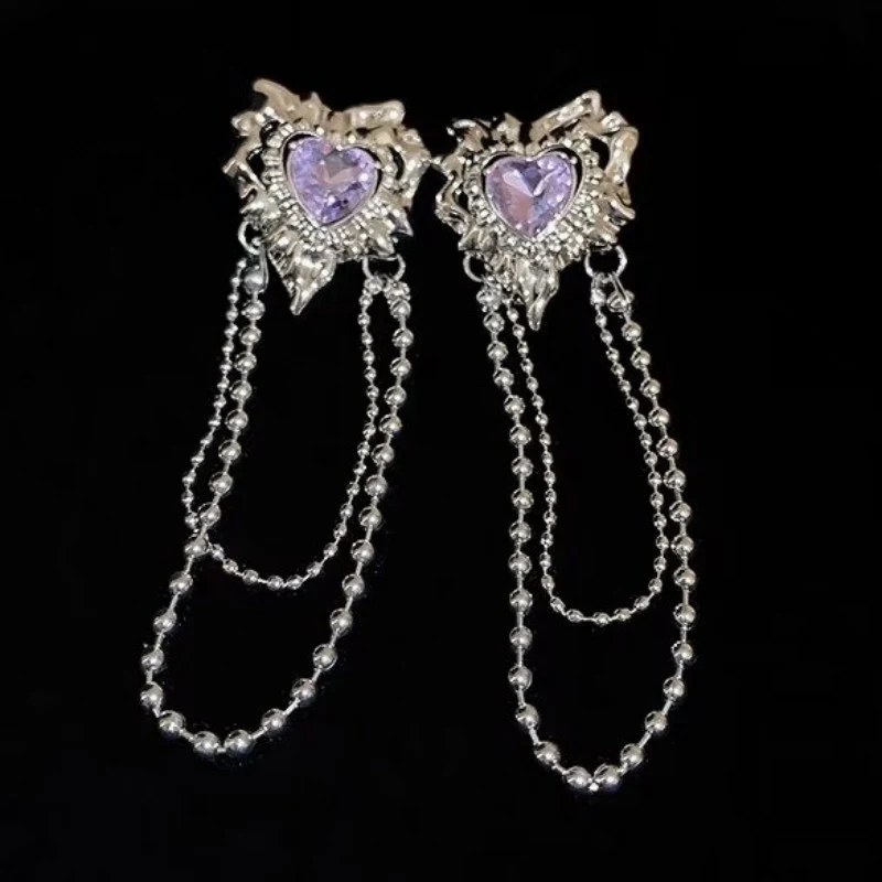 Colar Coração Fashion Doce e Legal para Mulheres Acessório Perfeito Design Charmoso e Moderno Ideal para Presentear Joia Feminina Elegante — foto 5