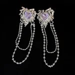 Colar Coração Fashion Doce e Legal para Mulheres Acessório Perfeito Design Charmoso e Moderno Ideal para Presentear Joia Feminina Elegante — foto 5