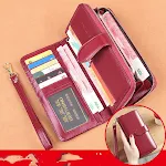 New Vintage Oil Wax Cowhide Long Women's Wallet, a stylish and durable choice for organizing your essentials with qualit — photo 6