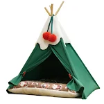 Casa para Gatos de Invierno Cálida y Semicerrada Cama de Sueño Profundo Gruesa Ofrece un Refugio Seguro y Acogedor para tu Felino — foto 3