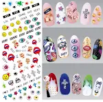 Nail polish glue jewelry tool letter sticker kit for creative nail art designs. Achieve professional-looking and persona — photo 4