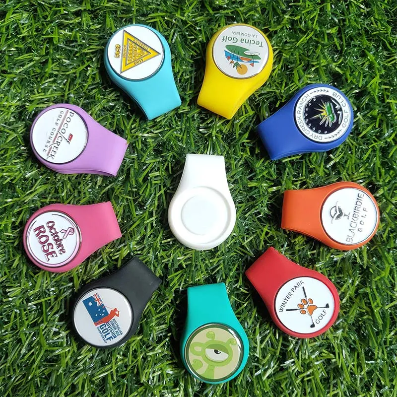Title 1, Silicone Golf Hat Clip Ball Marker Holder, secu...