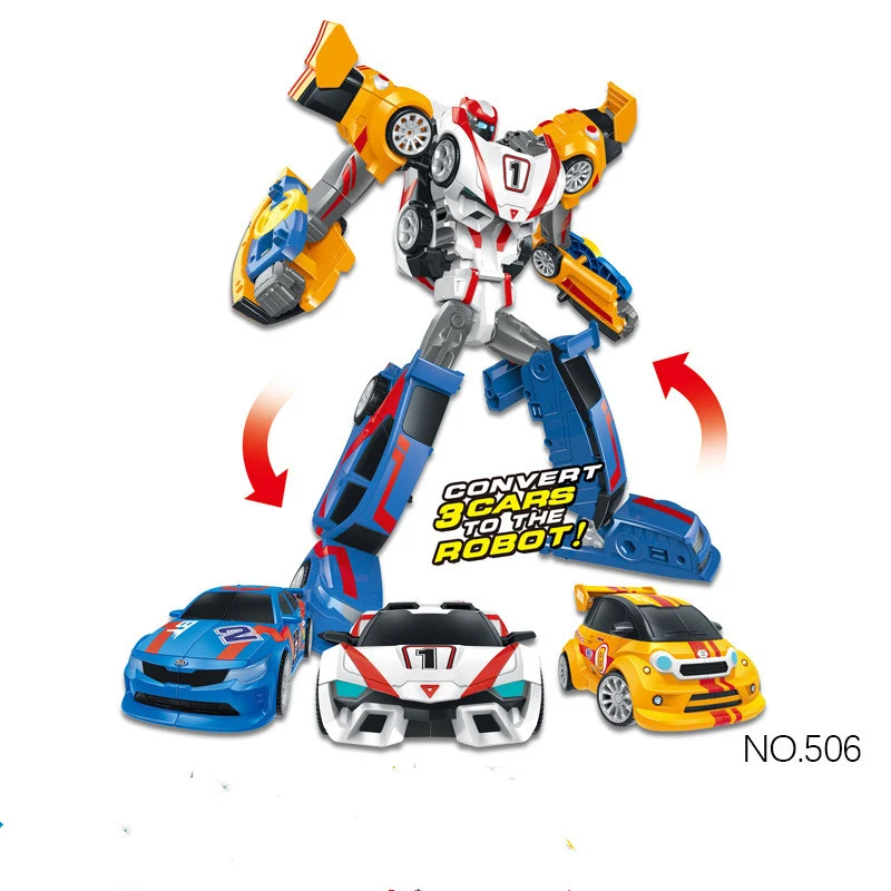 Robô Carro 3 em 1 Diamante Combinado Brinquedo Transformável Diversão e Aventura Veículo Robótico Infantil Jogo Criativo — foto 3