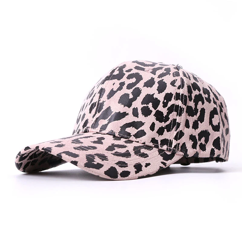 Leopard Print Baseball Cap for Women, Sunshade, Outdoor Travel, Sun Protection, Duck Tongue Visor, a stylish and practic — photo 1