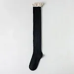 Japanese Lengthened Vertical Bar Twist Stockings — photo 11