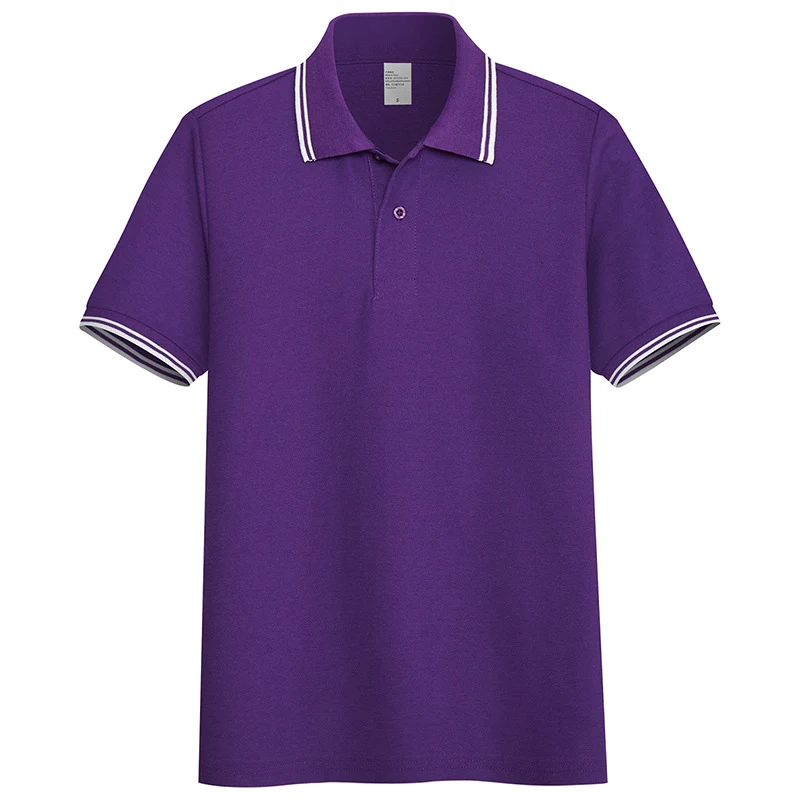 Title 11, Summer stand-up collar short-sleeved polo shirt...