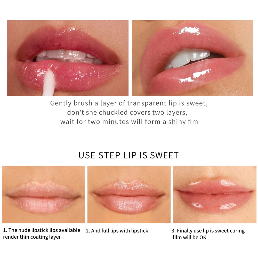 Title 4, Lip gloss de menta natural 3D Crystal Doodle, h...