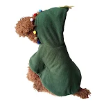 Hunde-Katzen-Weihnachtsmantel mit Kapuze Niedliches, lustiges Cosplay-Outfit Winterwarme Kleidung für Welpen und Tiere Festliche Verkleidung für Haustiere — foto 5