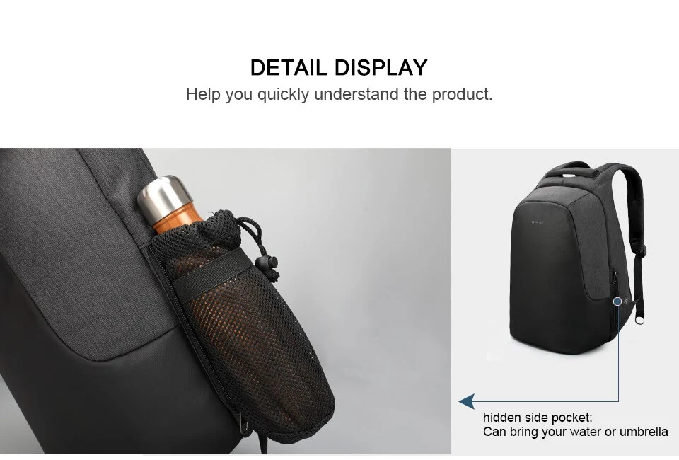 Title 11, Mochila de viagem para estudantes, espaçosa e r...