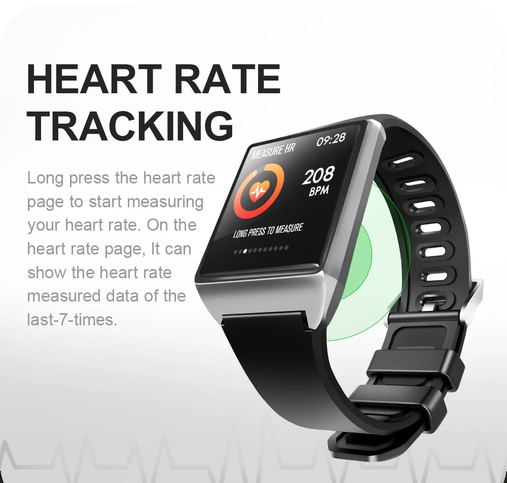 Title 8, Pulseira inteligente Bluetooth multifuncional e...