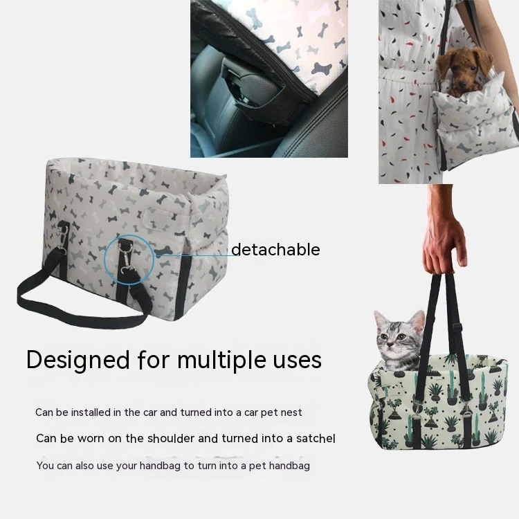 Central Control Armrest Car Safety Seat Pet Car Waterproof Pet Bed. Keep your pet safe and your car clean on every journ — photo 16
