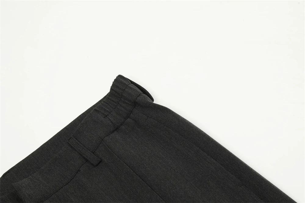 Men's fashion loose wide-leg straight trousers, comfortable casual style, perfect for everyday wear, offering a relaxed — photo 7