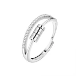Anel de descompressão com contas de bolinhas para mulheres Design feminino e simples Alívio da ansiedade e do estresse. — foto 2