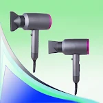 Professional Blow Dryer Hot Air Brush Hair Dryer for fast and perfect styling, combining a hairdryer and a hot air brush — photo 1