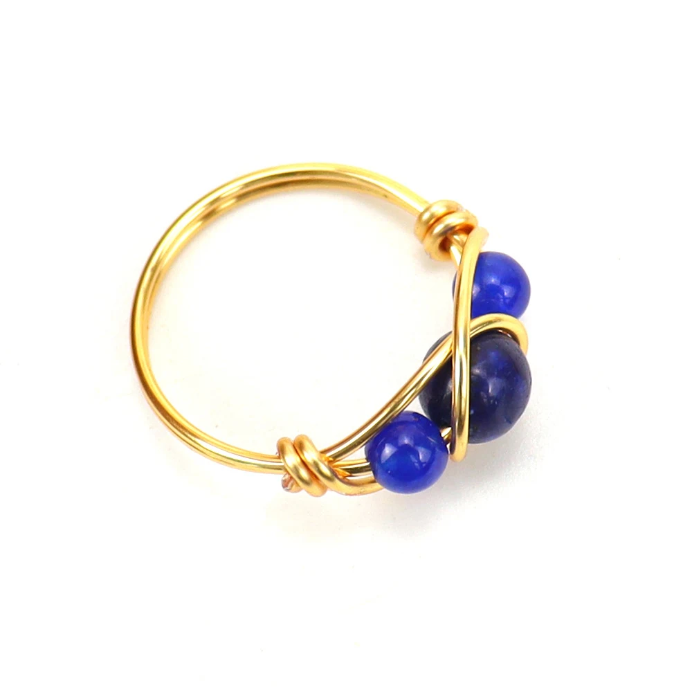 Anel de cristal artesanal com personalidade para mulheres, ajustável, ideal para uso diário e como presente, elegância. — foto 12