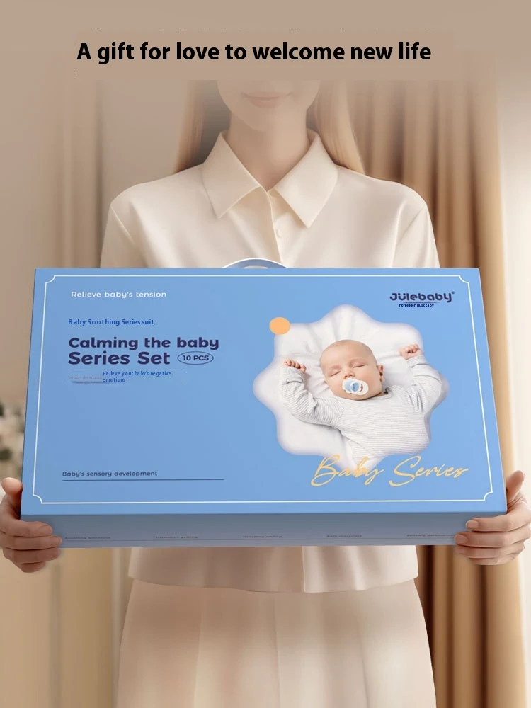 Newborn Baby Gift Box with Rattle Toy Suit. A perfect welcome gift for new arrivals, offering comfort and amusement to t — photo 7