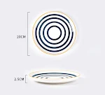 Four Home Steak Western Dinner Plates. Serve delicious meals in style with these durable and elegant plates, perfect for — photo 4