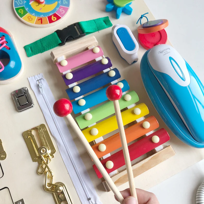 Title 6, Brinquedo Montessori para bebês com quebra-cabe...