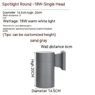 Title 21, Waterproof Up and Down Spotlight. Versatile out...