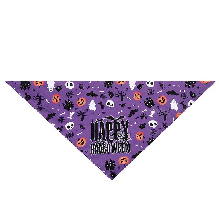 Halloween Saliva Towel Pet Triangle Scarf Costume Perfect for Dogs and Cats Fun Festive Accessory Comfortable and Absorb — photo 5