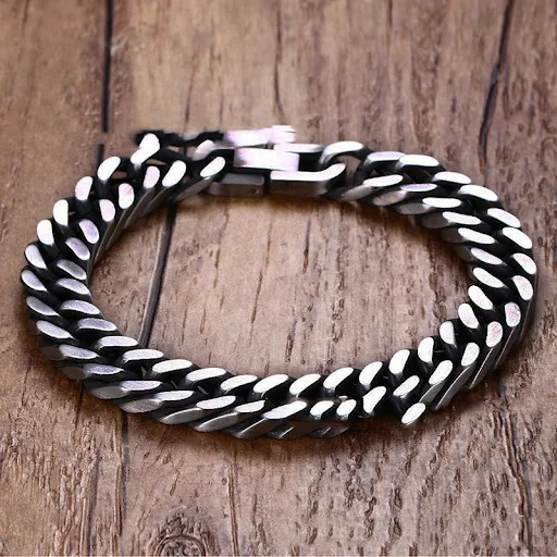 Title 3, Pulseira masculina retrô simples e versátil. Ac...