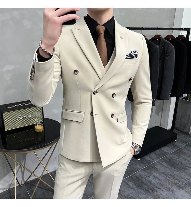 Terno social masculino britânico de alta qualidade para homens. Ideal para negócios e eventos formais, proporcionando elegância e sofisticação. — foto 8
