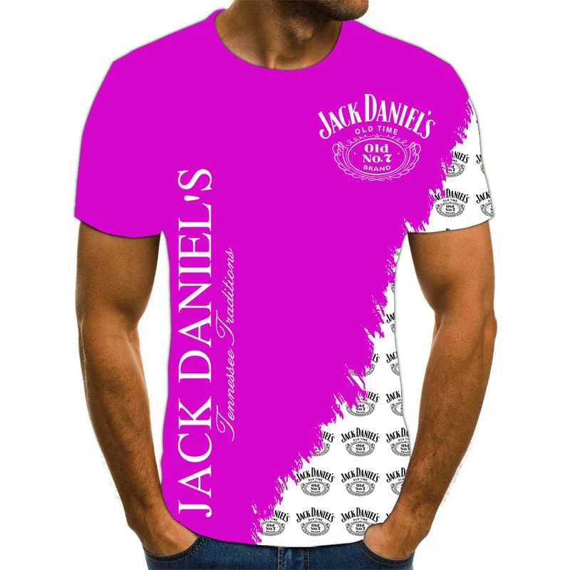 Title 14, 3D graffiti breathable round neck short sleeve ...