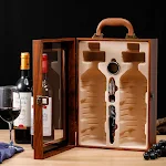 Wooden Box Red Wine Package Elegant Gift Box Secure Protection Stylish Presentation Premium Quality Perfect Gift Solutio — photo 2
