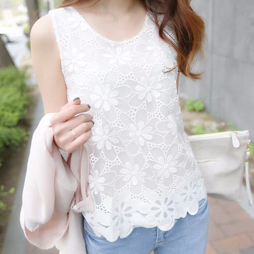 Title 5, Slim Korean Style Sleeveless Top Small Vest ver...