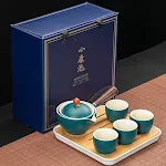 Dongni Simple 360 Degree Rotation Xiaoyao Teapot Tea Set. Enjoy easy and stylish tea making. Full rotation for a relaxin — photo 18