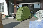 Toldo dobrável para mountain bike estacionada. Proteja sua bike do sol e chuva. Fácil de montar e transportar. Ideal para eventos ao ar livre e acampamentos. — foto 13