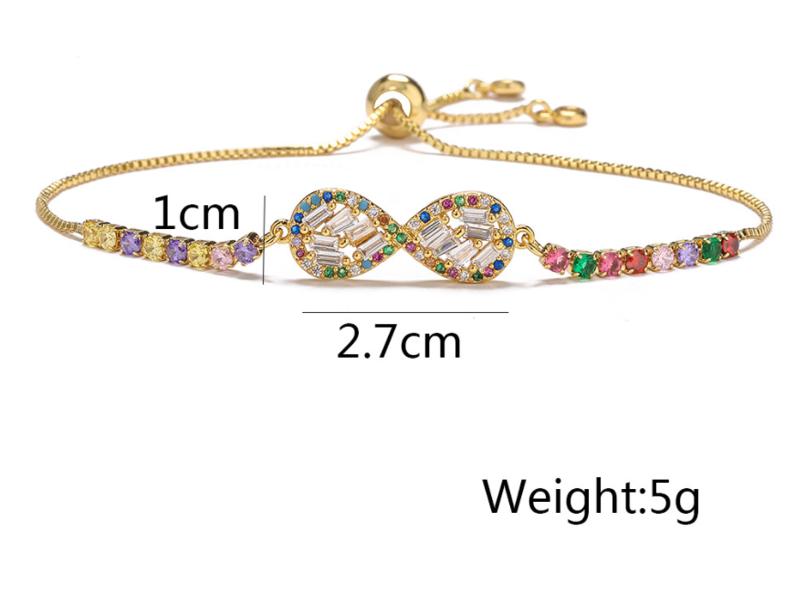 Title 1, Bracciale donna placcato rame, moda europea e a...