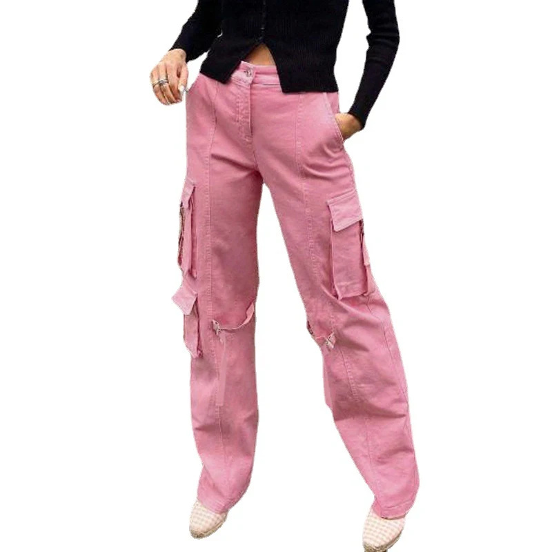 Loose overalls with multiple pockets, the street trend you need. Comfortable, stylish, and practical. Perfect for everyd — photo 1